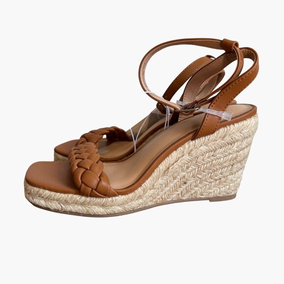 NEW A New Day Women's Espadrille Wedge Heels Sandals - Tan - Picture 4 of 8